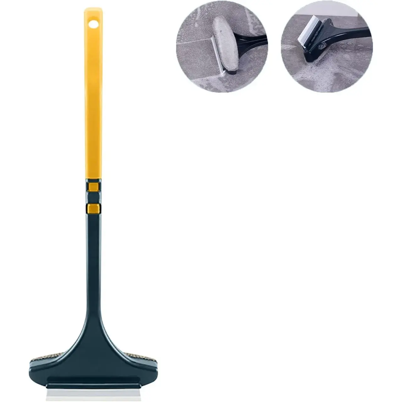Perie de Spalat si Curatat Geamuri, pentru Plase si Suprafete Diverse, 46x16x5 cm, Verde-Galben (3)