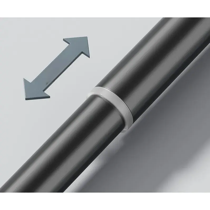 Bara Telescopica Multifunctionala, din Otel Inoxidabil si ABS, Utilizare Universala, Extensie 185 - 205 cm, Fara Perforare Perete, Negru (7)