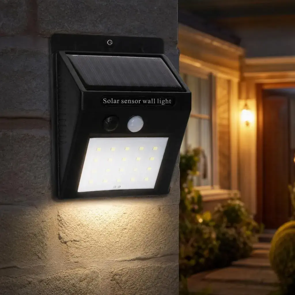 Lampa Solara, Alimentare Solara, Iluminare pentru Exterior, pentru Gradina, Curte si Terasa (3)