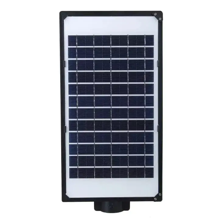 Lampa solara stradala, senzor de miscare si lumina, 96 LED-uri, IP65, ABS, 5AH, 100W, temperatura culoare 6500K, 37.8x18.8x5 cm, autonomie 10-12 ore, negru (3)