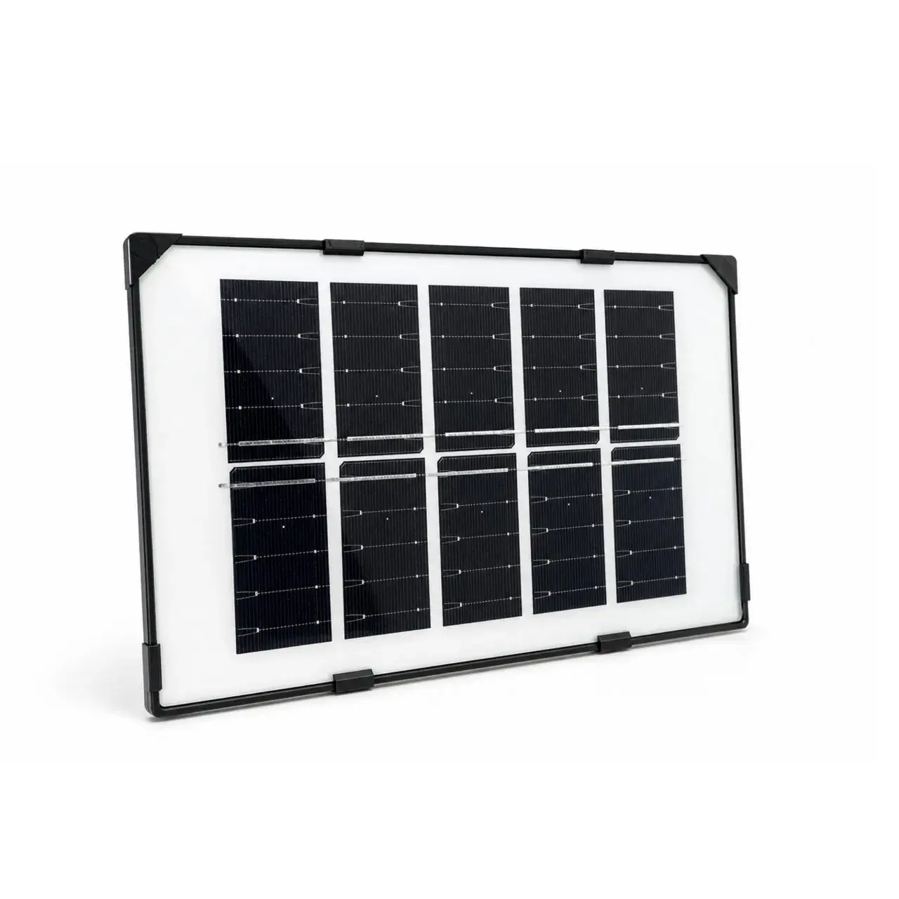 Proiector LED cu Panou Solar, Senzor de lumina, Waterproof, 96 LED-uri incorporate, 30W, 17x13 cm, IP67, Design Modern,Alb (7)