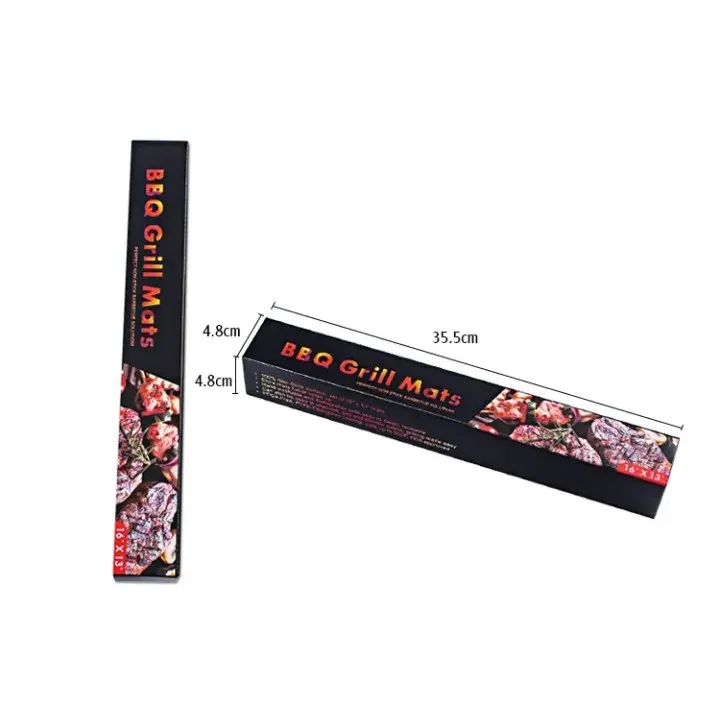 Set 4 Folii Antiaderente din Teflon, Multifunctionale, Rezistente la Apa si Temperaturi Ridicate, pentru Gratar, Cuptor, BBQ Grill, 40x33 cm, Negru (4)