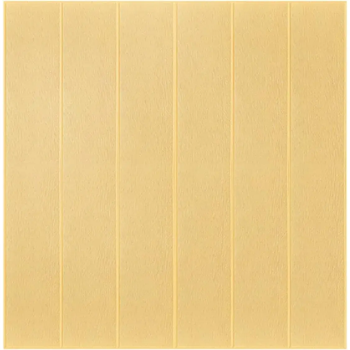 Set 10 Placi Tapet 3D, 70 x 70 cm, Grosime 3 mm, din Rasina, Tip Placi de Lemn, Suprafata Acoperita 4.9 mp, Crem Deschis (5)