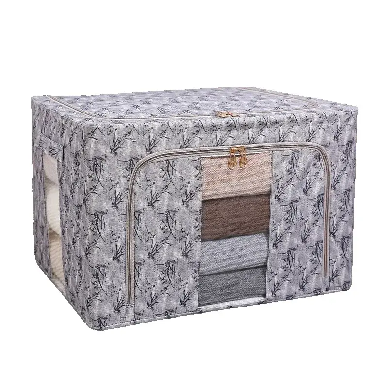Cutie Depozitare, 66L, din Material Textil, 50 x 40 x 33 cm, pentru Haine si Lenjerii, Model (7)