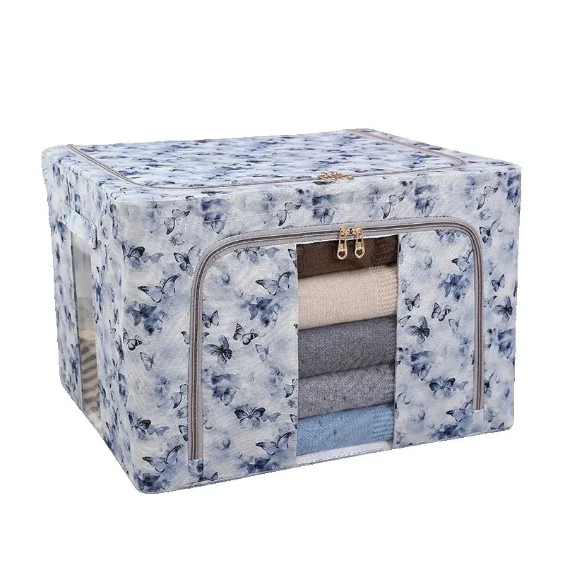 Cutie Depozitare, 66L, din Material Textil, 50 x 40 x 33 cm, pentru Haine si Lenjerii, Model (8)