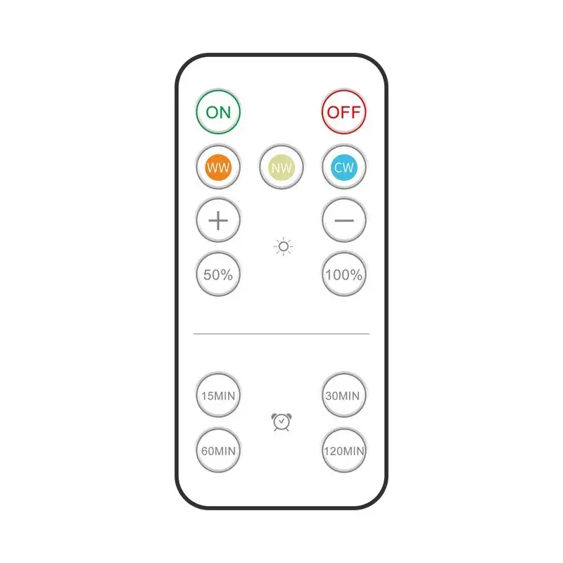 Lampa Led, Fara Fir, cu Baterii, 3 Culori de Lumina, cu Telecomanda, din Plastic, Alb (7)