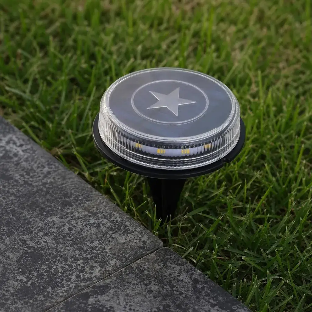 Lampa Solara Incastrabila, Model pentru Pardoseala, 0.09 W, 3200K, Alimentare Solara, Iluminare pentru Exterior, pentru Gradina, Curte si Terasa (4)