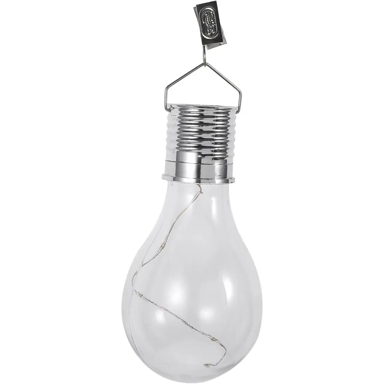 Lampa Solara LED, Model Bec, pentru Exterior, IP65, Lumina Multicolora, Transparent (2)