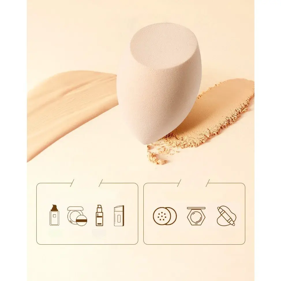 Set Buretei Machiaj, Premium, nude, 3 bucati (7)