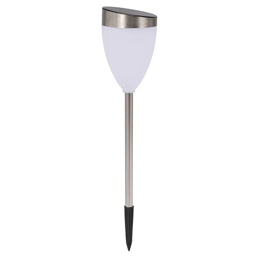 Lampa Solara pentru Gradina, Set 2 buc, Tip LED, Model Lalea Tulip Light, Timp de Functionare 6-8 h, Inaltime 62 cm, Rezistenta la Apa, Alb (2)