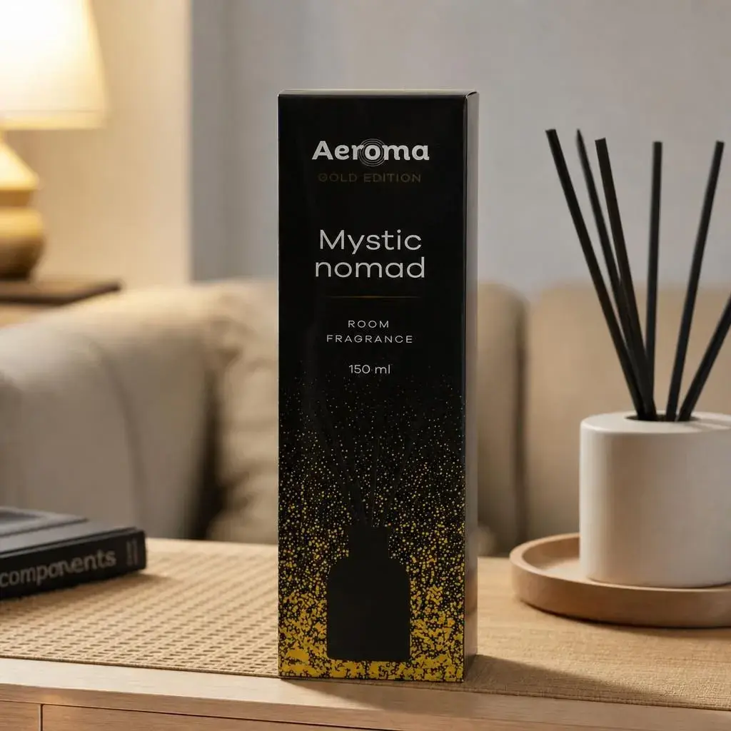 Odorizant Camera cu Difuzor, Aeroma Luxury Gold, 150 ml Mystic Nomad (2)