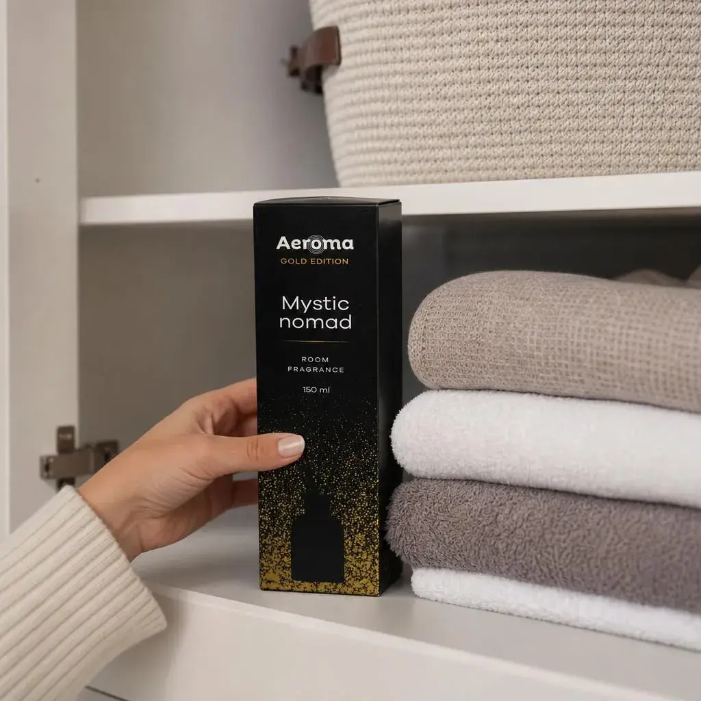 Odorizant Camera cu Difuzor, Aeroma Luxury Gold, 150 ml Mystic Nomad (4)