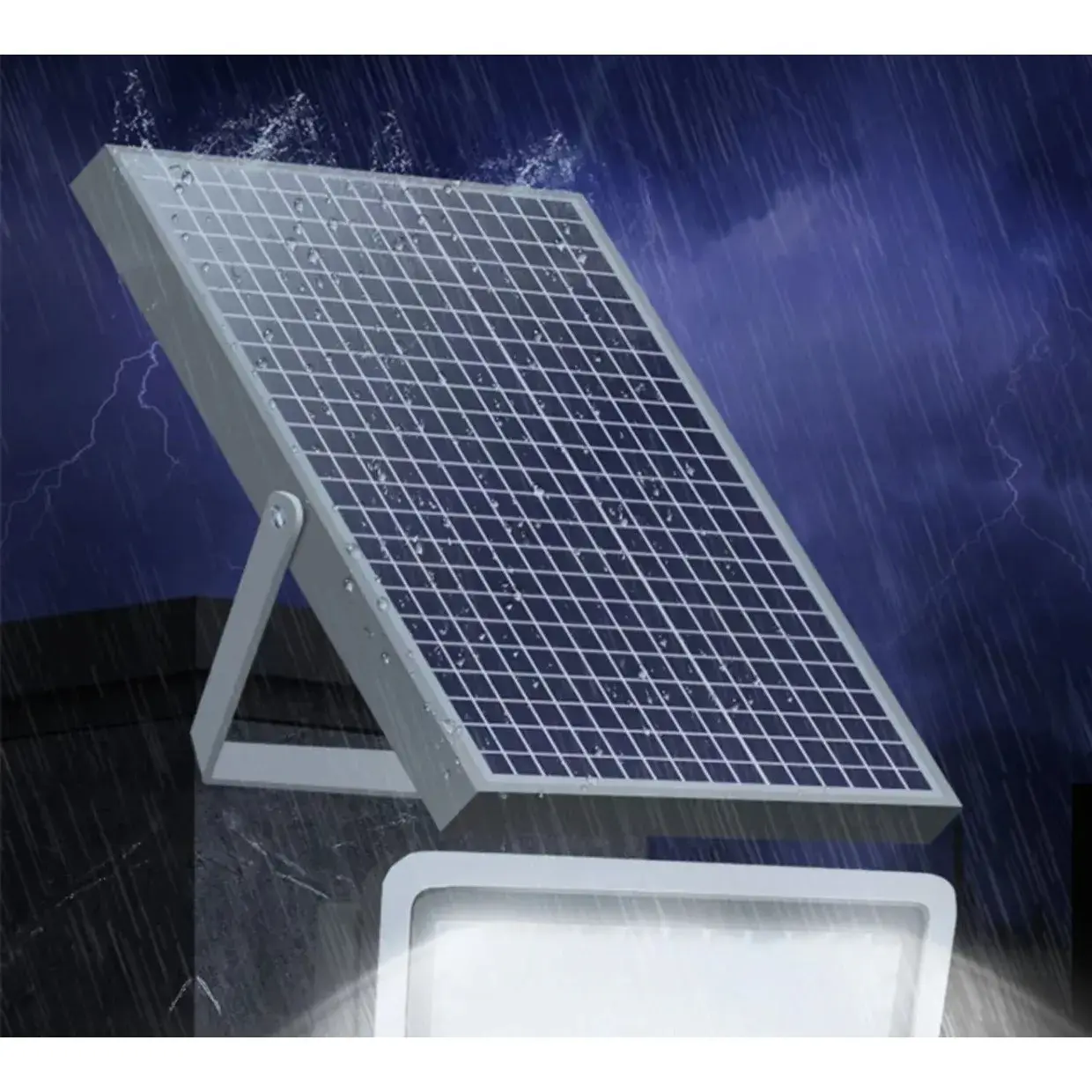 Proiector LED cu Panou Solar, Senzor (5)