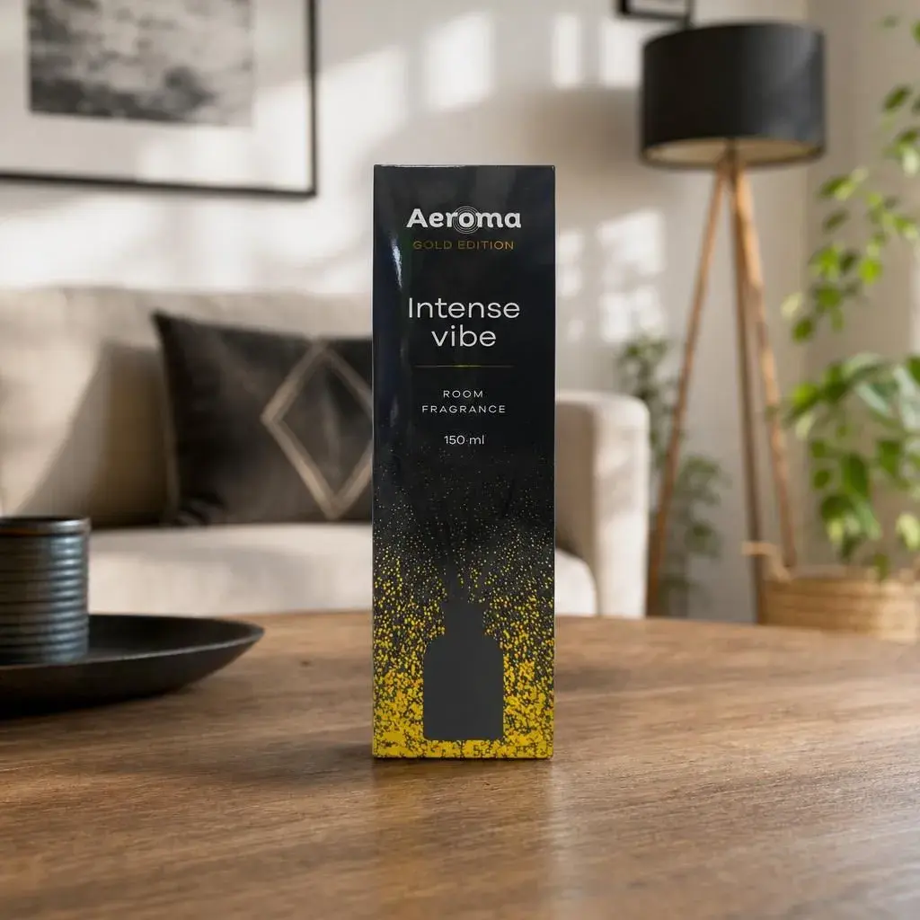 Odorizant Camera cu Difuzor, Aeroma Luxury Gold, 150 ml Intense Vibe (5)