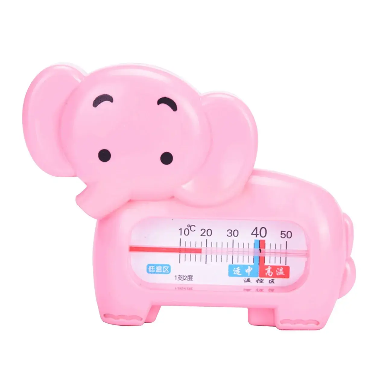 Termometru pentru Baie, Plutitor, Rezistent la apa, Multifunctional, Model Elefant, 11.5x9x2 cm, Roz (3)