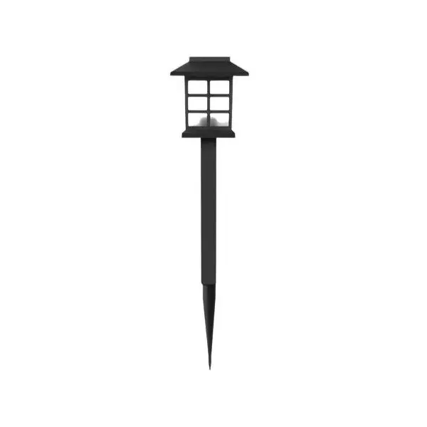 Lampa solara Led pentru gradina, Tip felinar, Rosu (2)