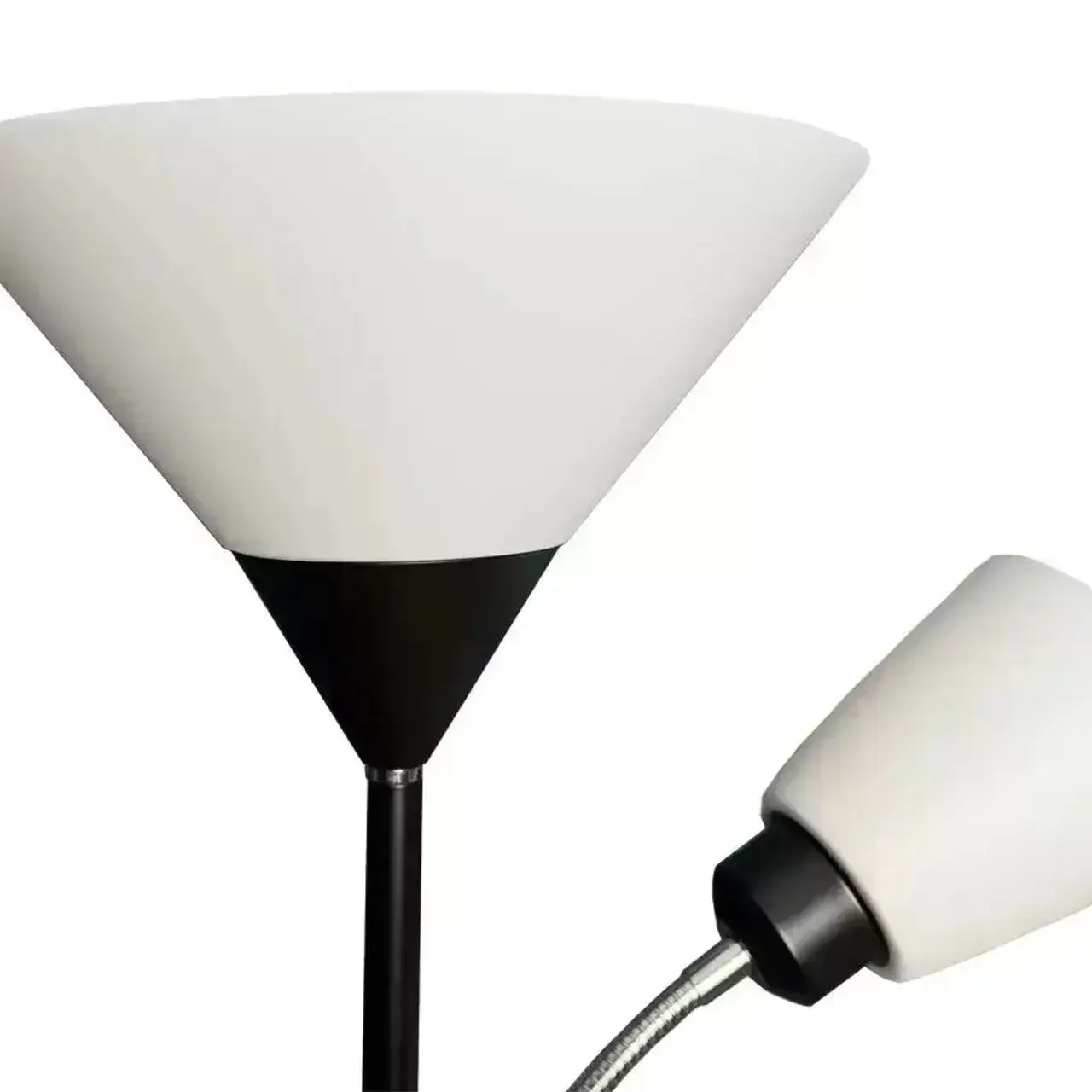 Lampadar Rory 2x E27 Alb Negru (3)