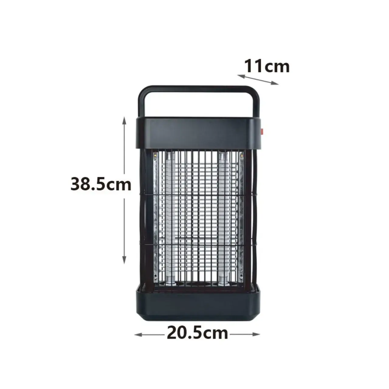 Lampa Anti-Tantari, Model Practic pentru Utilizare Zilnica, Alimentare Electrica si Design Portabil, Protectie Impotriva Insectelor, Utilizare Practica si Confort Sporit, Ideal pentru Casa, Terasa, Curte, 38.5 x 20.5 cm, Negru (2)