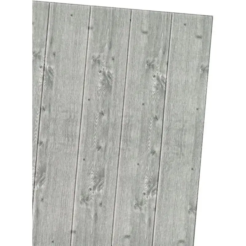 Set 10 Placi Tapet 3D, 70 x 70 cm, Grosime 3 mm, din Rasina, Tip Placi de Lemn, Suprafata Acoperita 4.9 mp, Gri Inchis (3)