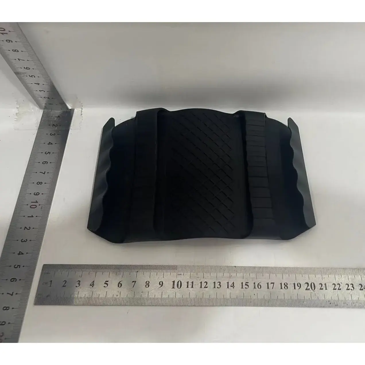 Suport de Silicon Multifunctional de Mana, pentru Cuptor, Alimente Fierbinti, Carne, Izolare Termica, Anti-alunecare, 18x12x1.5 cm, Negru (2)