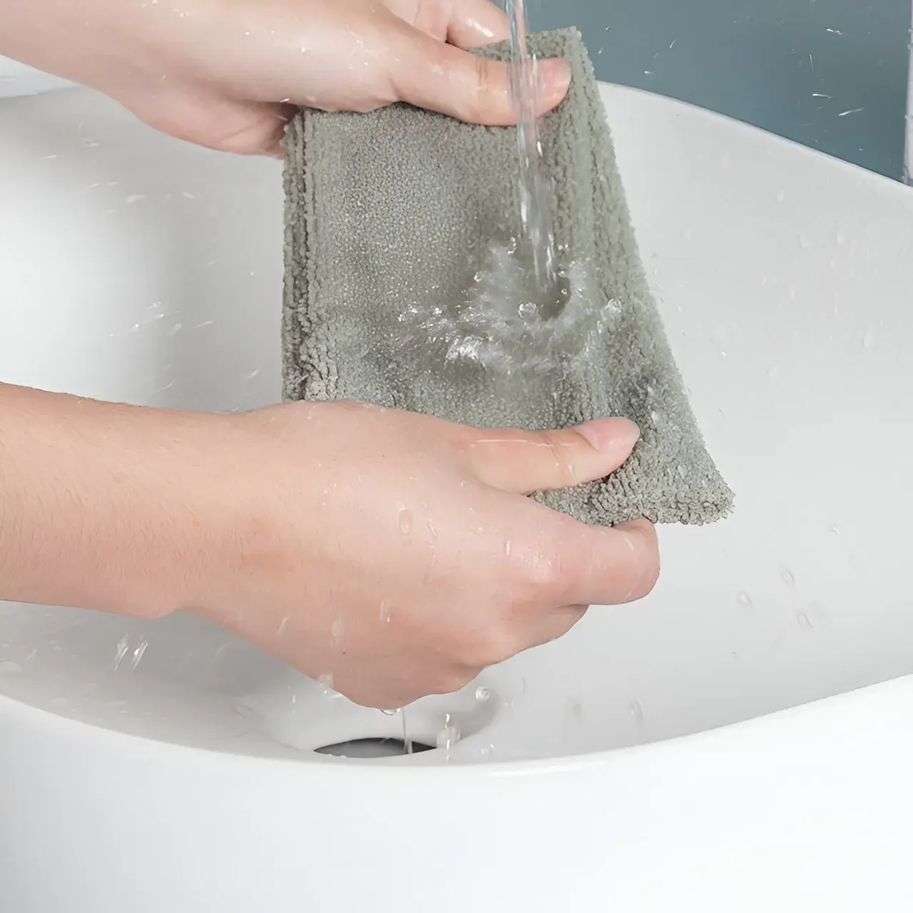 Laveta din Microfibra Rezerva pentru Pamatuf, Gri (2)