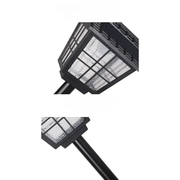 Lampa solara de tip stalp pentru gradina, Alb Rece (3)