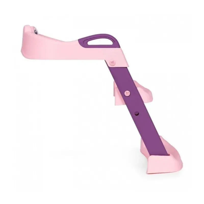Reductor si Scaunel Inaltator WC, pentru Copii 1 - 7 Ani, 2 Trepte Reglabile, Pliabil, Colac Moale, cu Spatar si Manere, Inaltime 54/58 cm x 39.5 x 35 cm, din Plastic+PVC, Roz/Mov (3)