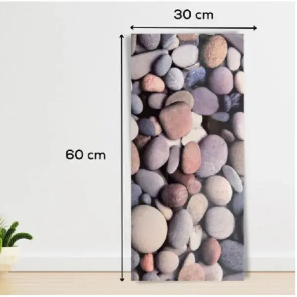 Set 10 Placi Tapet, 60 x 30 cm, Grosime 1.5 mm, din PVC, Model Imitatie de Marmura, Suprafata acoperita 1.8 mp, Multicolor (4)