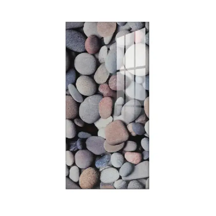 Set 10 Placi Tapet, 60 x 30 cm, Grosime 1.5 mm, din PVC, Model Imitatie de Marmura, Suprafata acoperita 1.8 mp, Multicolor (5)