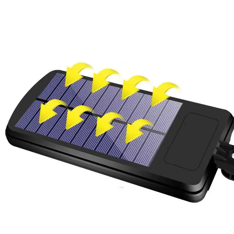 Lampa Solara De Exterior LED, 36 cm x 11.5 cm, 2400Lumeni 100 COB LED 20 W - echivalent 160 W bec incadescent, IP65, Senzor de Miscare, Senzor de Lumina, 1 Grila, Alb Rece (3)