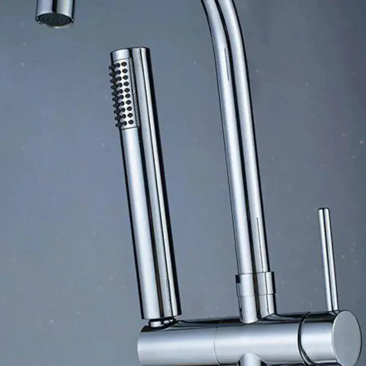 Baterie de Podea cu Cadru Rotund, CF2032, Alama Sanitara, Pipa 18 cm, Inaltime 115 cm, Para de Dus, Crom (2)