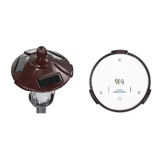 Lampa solara cu prindere de perete, Alb cald (5)
