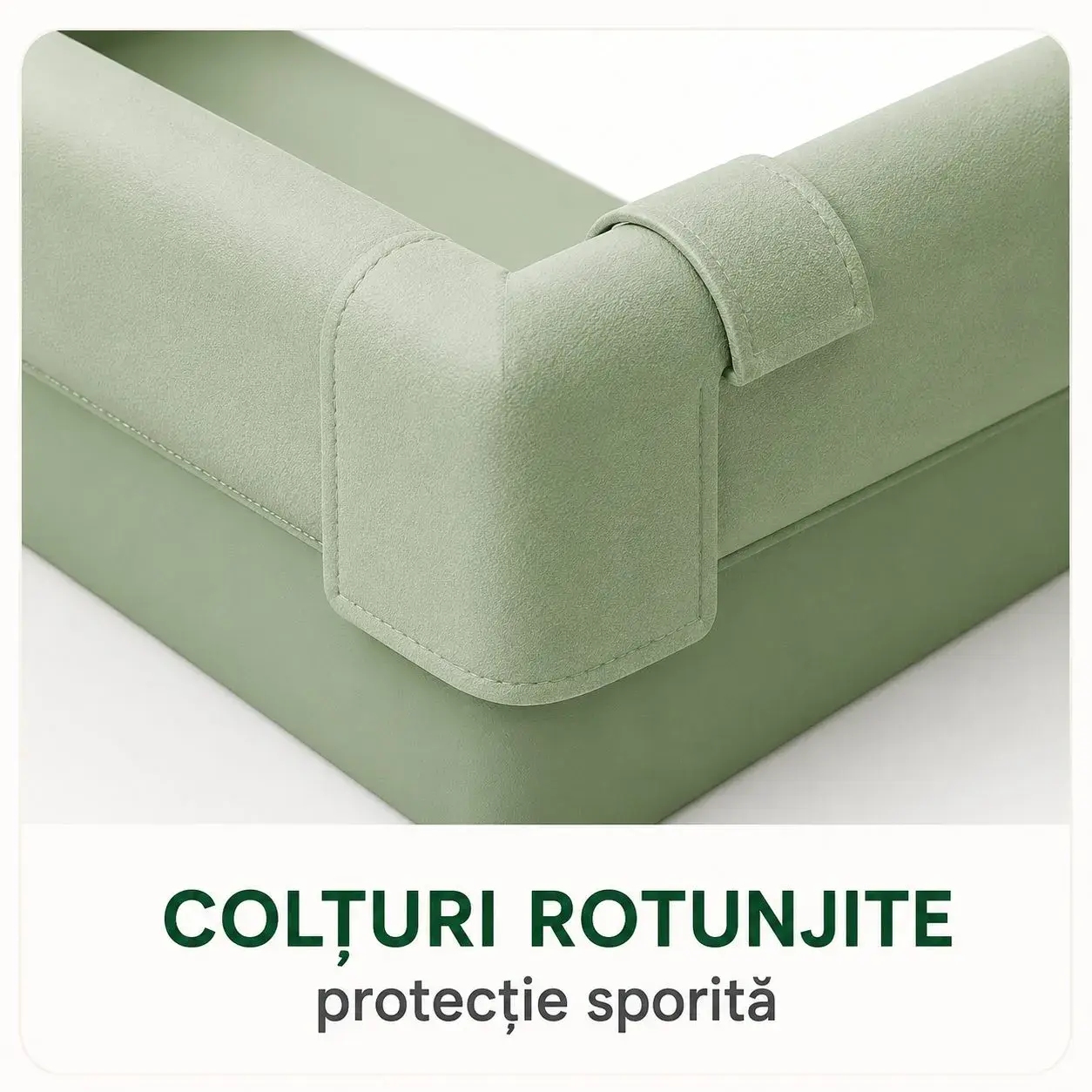 Tarc de Joaca pentru Bebelusi cu Poarta de Siguranta, DNT-147, 180 x 120 x 65 cm, pana la 3 ani, Spatiu de Joaca pentru Interior/Exterior, Portabil pentru Curte, Plasa Respirabila, ABS Poiester, Verde (4)