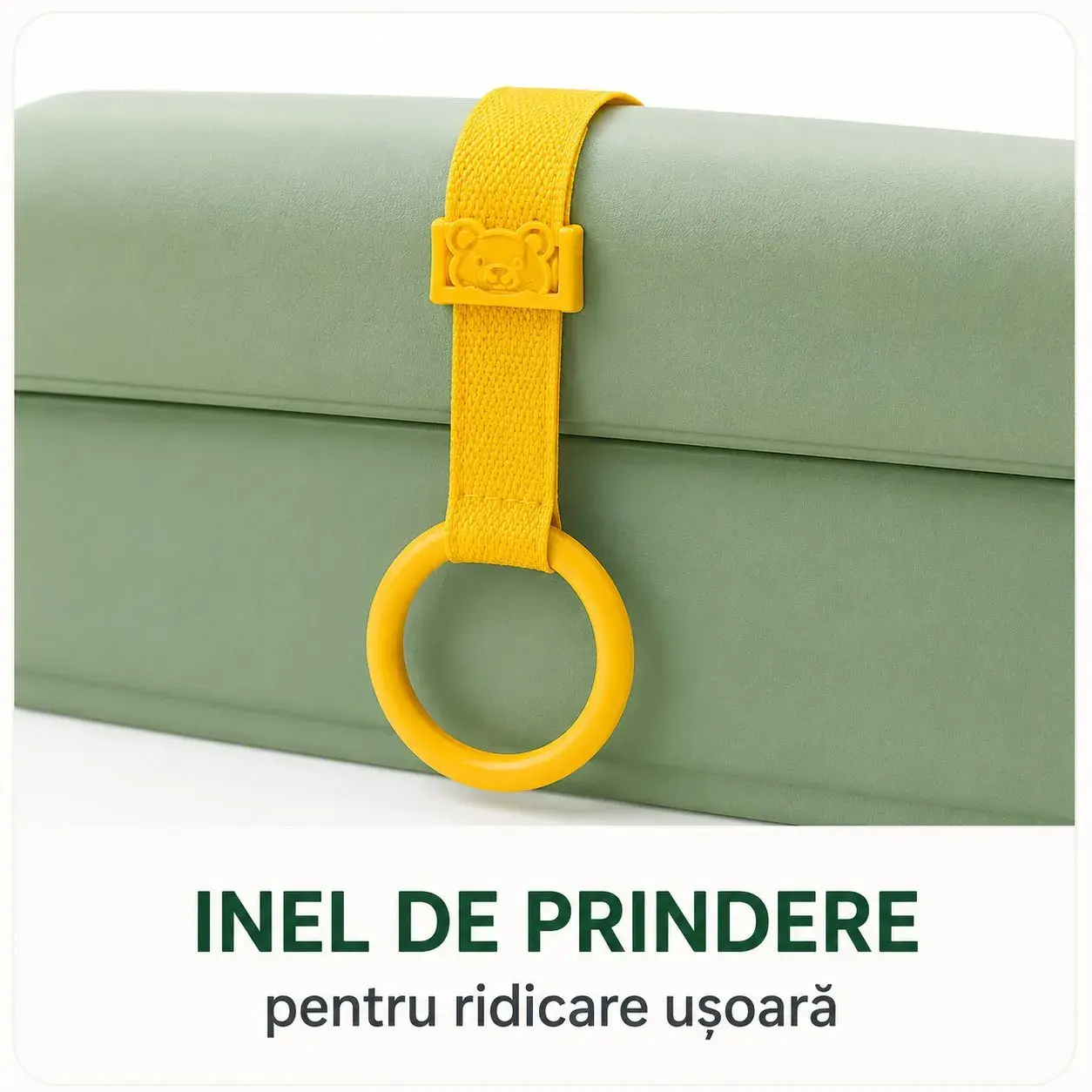 Tarc de Joaca pentru Bebelusi cu Poarta de Siguranta, DNT-147, 180 x 120 x 65 cm, pana la 3 ani, Spatiu de Joaca pentru Interior/Exterior, Portabil pentru Curte, Plasa Respirabila, ABS Poiester, Verde (6)