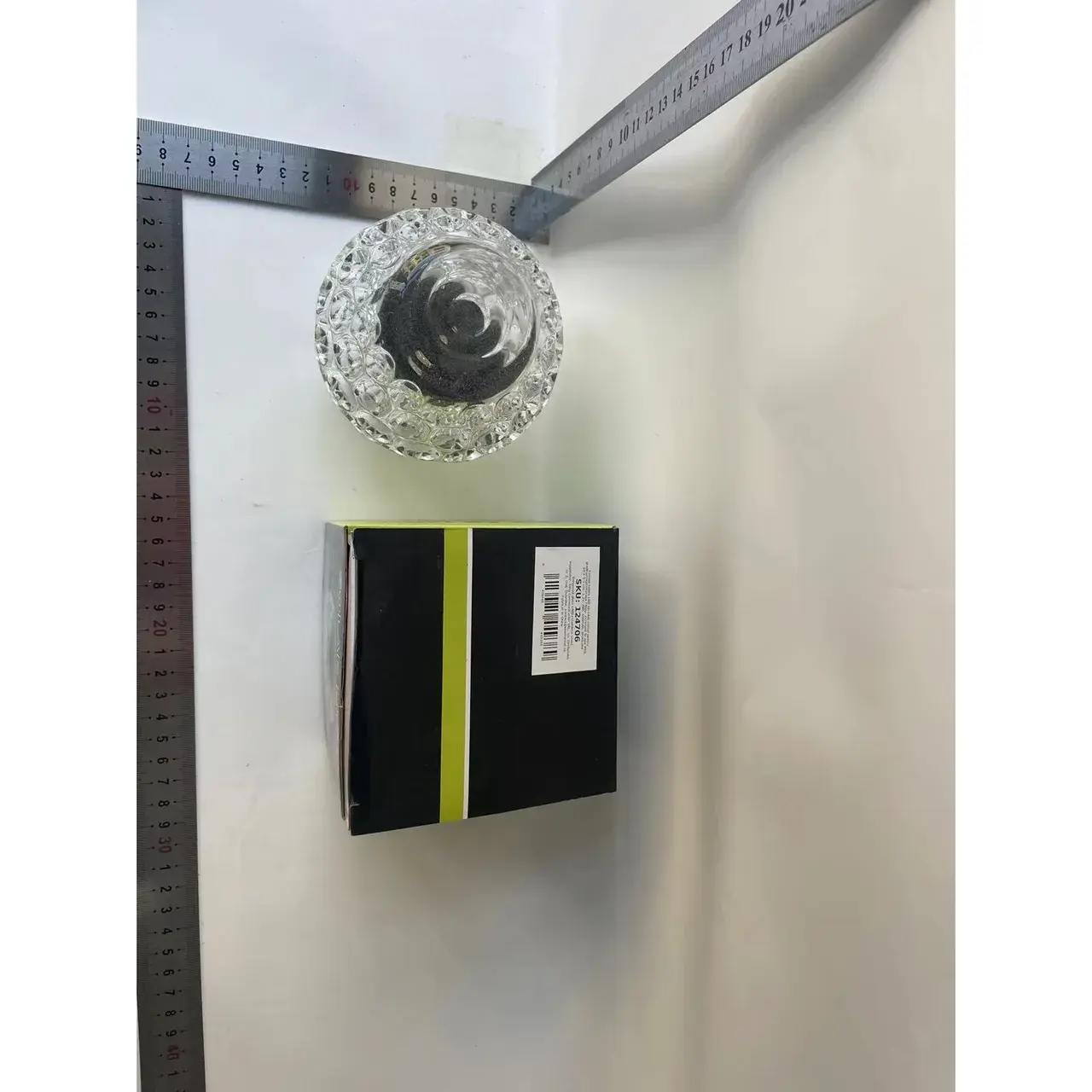 Lampa solara LED tip Glob cristal pentru gradina/trepte/terasa, rezistent la apa IP65, 10 x 9.5 cm, 1.2V, ABS, 600mAh, multicolor (5)