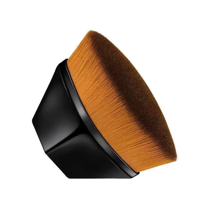 Pensula kabuki plata pentru fond de ten, negru (3)