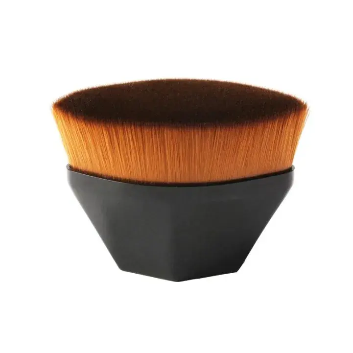 Pensula kabuki plata pentru fond de ten, negru (6)