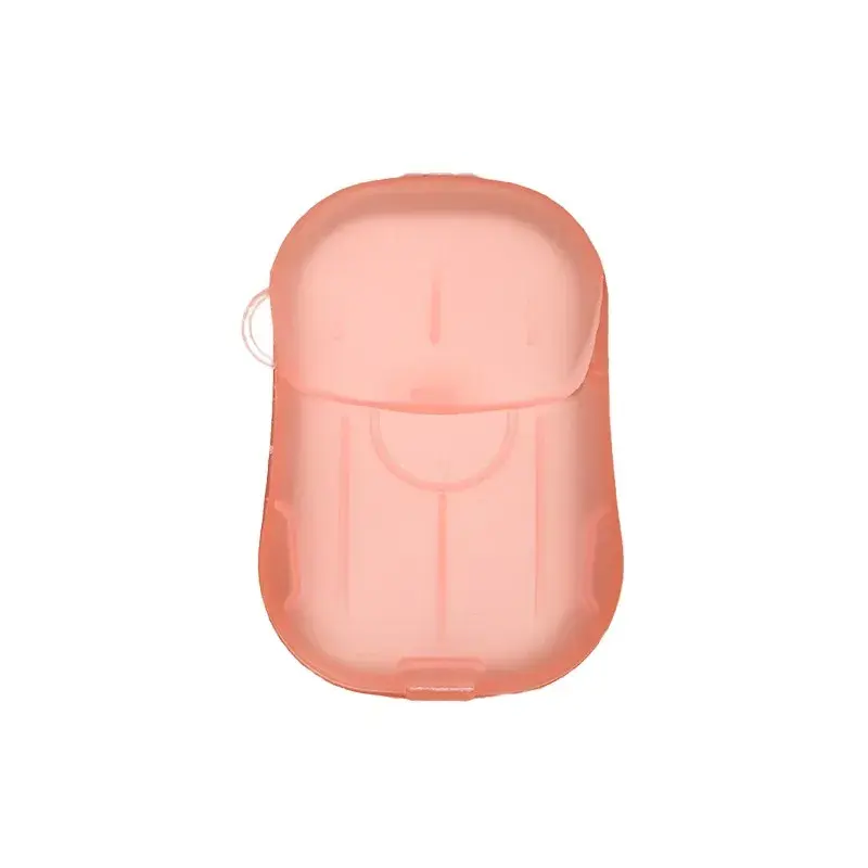 Mini Cutie de Sapun din Hartie, de Unica Folosinta, Portabila, Potrivit pentru Calatorii, 20 buc, Portocaliu Caisa