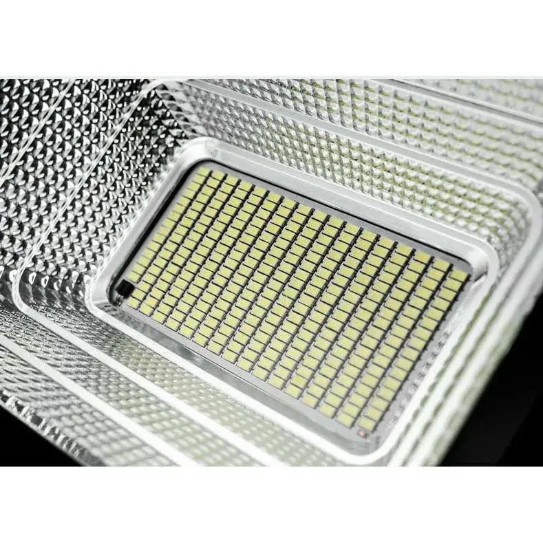Lampă solară stradală, 100 LED, 30 W, cu panou solar, brat de montare inclus (6)