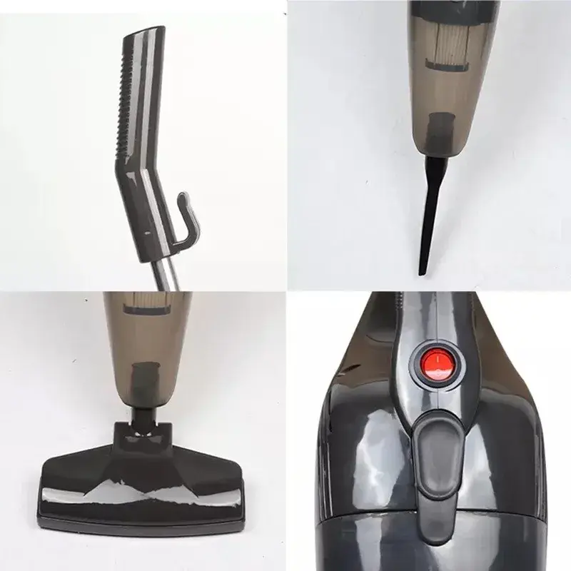Aspirator Vertical 2in1, Fara Sac, 2 Capete, de Mana, Filtrare Multipla, 95 x 24.5 cm, Negru (2)