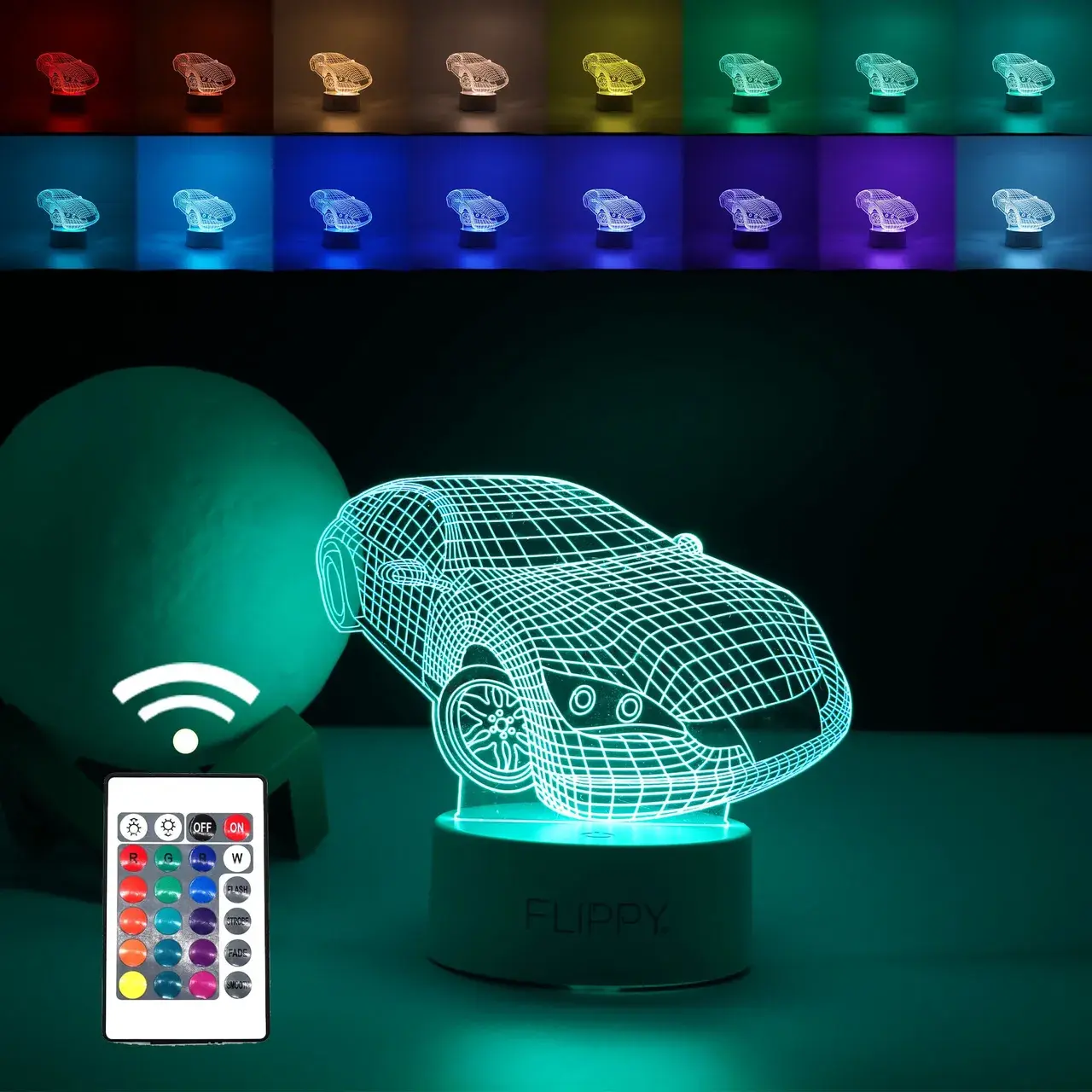 Lampa LED decorativa, 3D