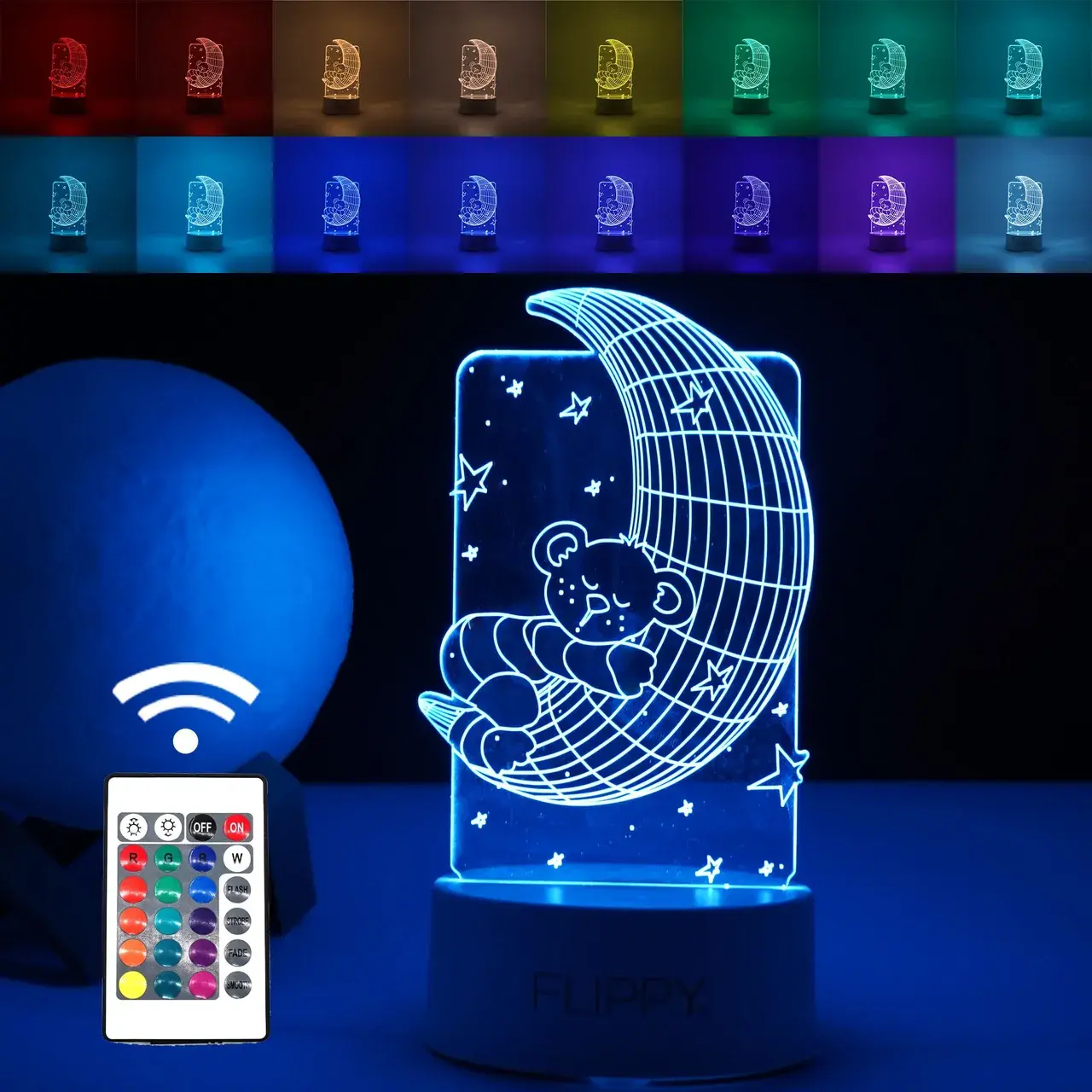 Lampa LED decorativa, 3D (2)