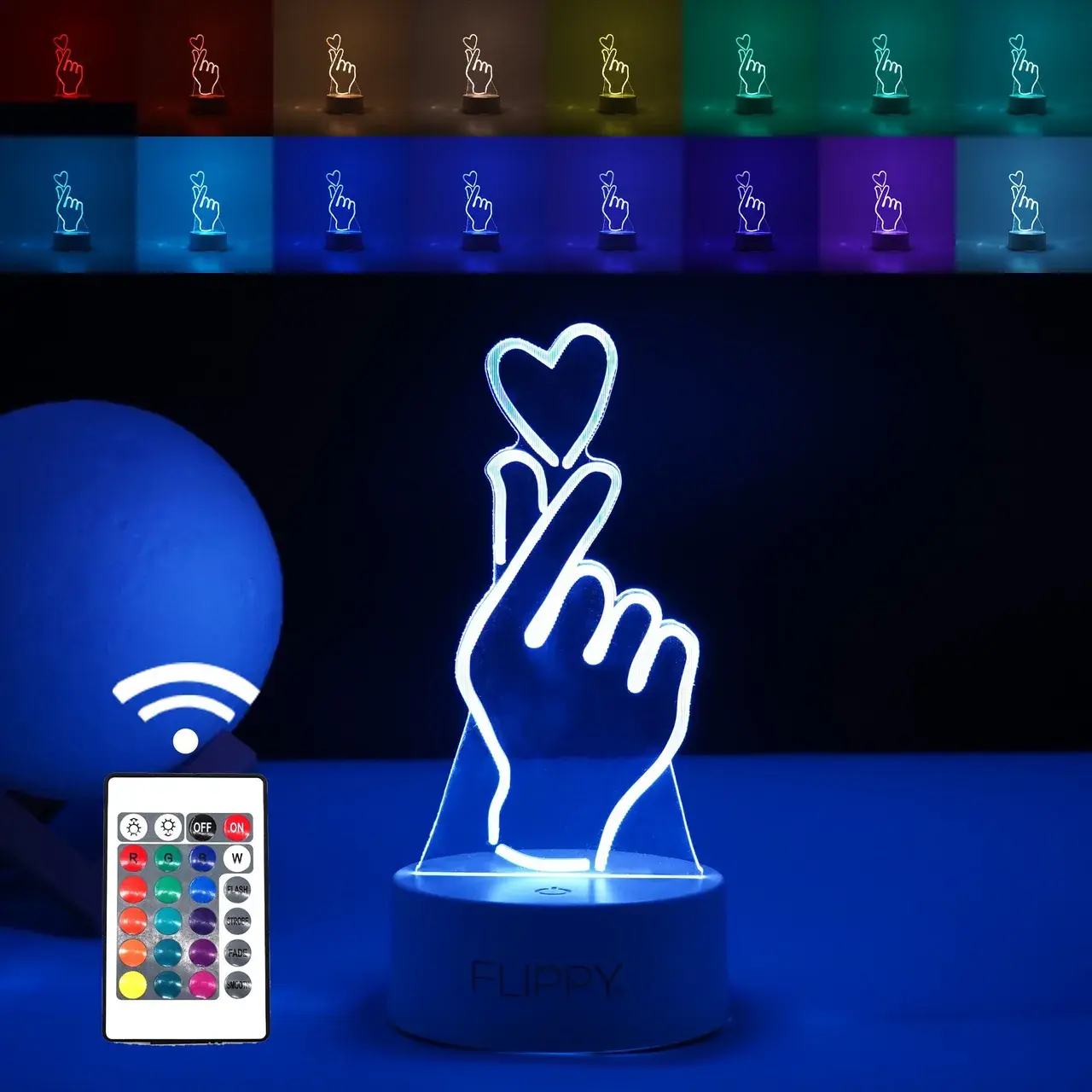 Lampa LED decorativa, 3D (4)