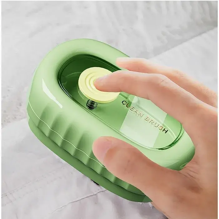 Perie de Spalat Haine, cu Dispenser pentru Detergent, 4 Perii de Curatare, din ABS + PS, Verde (8)