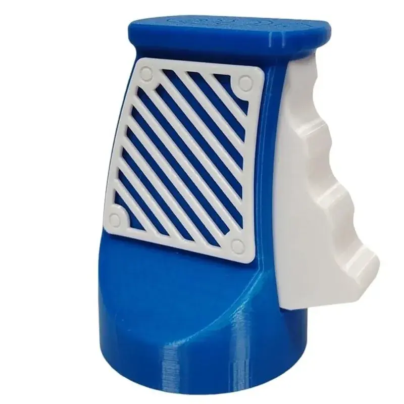 Desfacator Doze, din ABS, 10.7 x 8 cm, Manual, Albastru Inchis/Alb