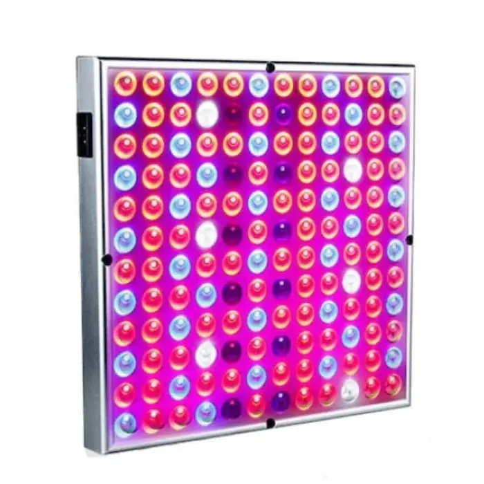 Lampa LED 45W, pentru cresterea plantelor in interior, 225 de leduri, 165 leduri rosii, 60 albastre, 30 x 30 cm, multicolor (6)