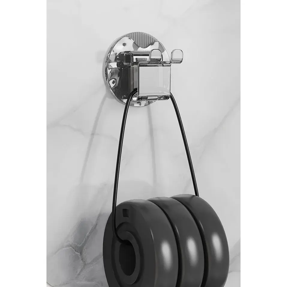 Suport Multifunctional 2 in 1, Pahar si Suport pentru Periuta de Dinti, Plastic, Dimensiune: 10.4 x 7.3 x 7.3 cm, Maro Galbui (6)