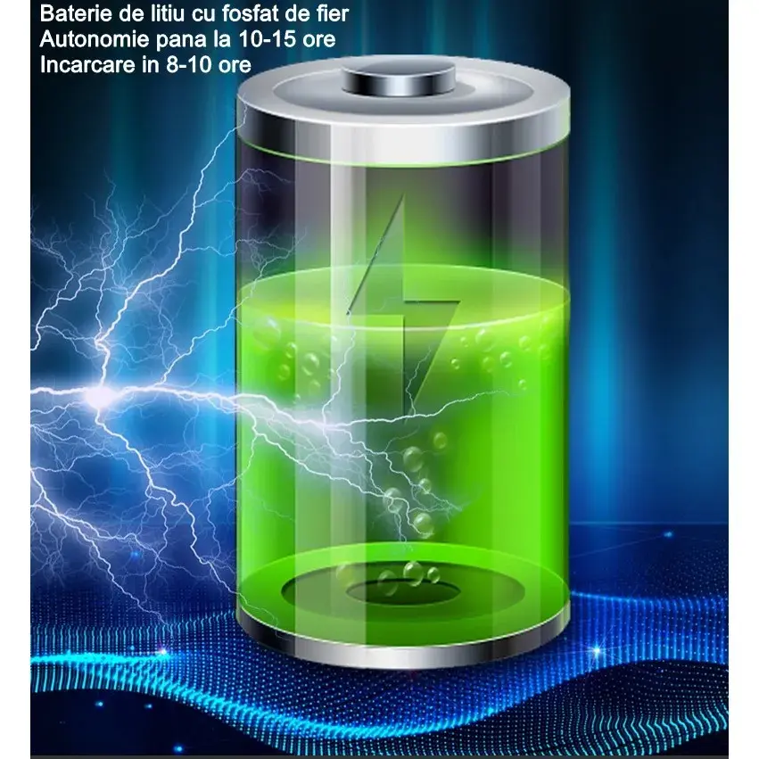 Lampa solara stradala, pentru curte sau strada, finisaj lucios, rezistent la apa, montare prin fixare, senzor lumina, baterie de litiu, IP65, lumina rece, putere 200W, autonomie 10 ore, 49 x 21 x 6.5 cm, negru (3)