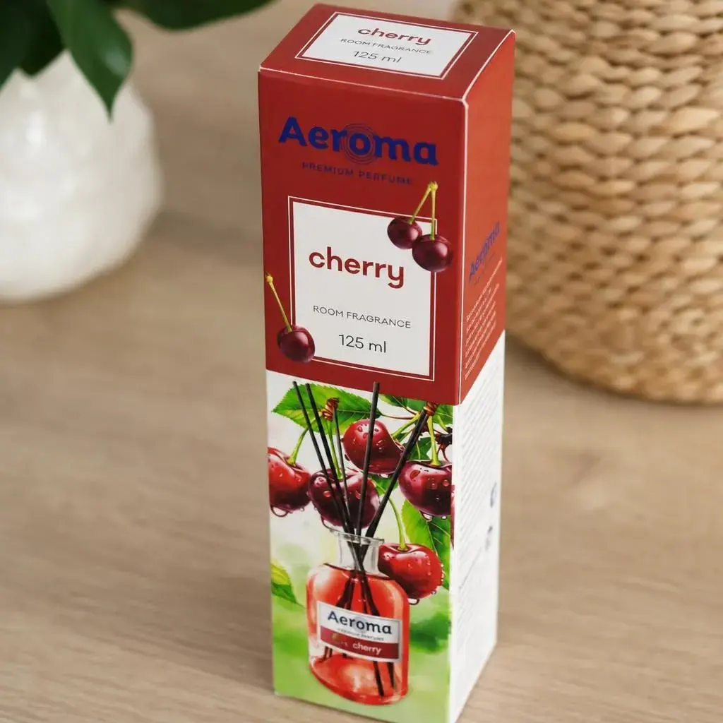 Odorizant Premium cu Betisoare, Aeroma, Odorizant de Casa, 125 ml, Aroma Cherry (3)