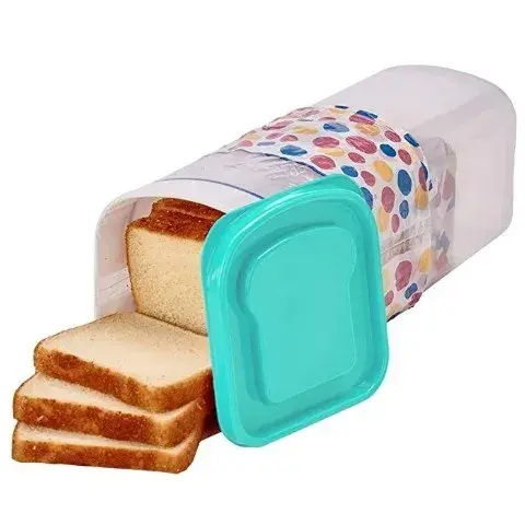 Cutie Depozitare Paine, din Plastic, 34 x 13 cm, Pastreaza Prospetimea, Capac